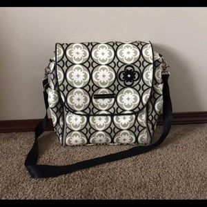 Petunia Pickle Bottom glazed boxy diaper bag
